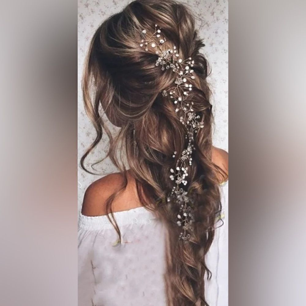 Pearl hair clips  K14
